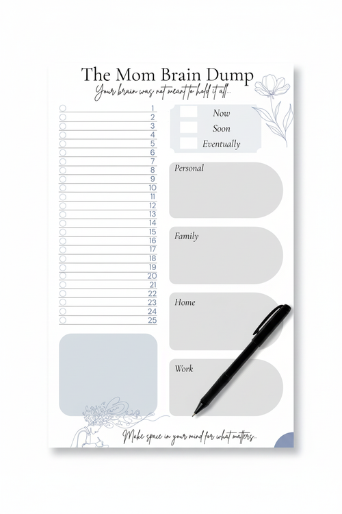 Mom & Her Brain Dump & Mental Reset Bundle