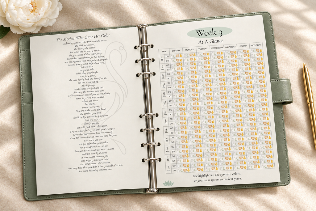 The Newborn Welcome Home Pack - A5 six-ring binder luxury hero
